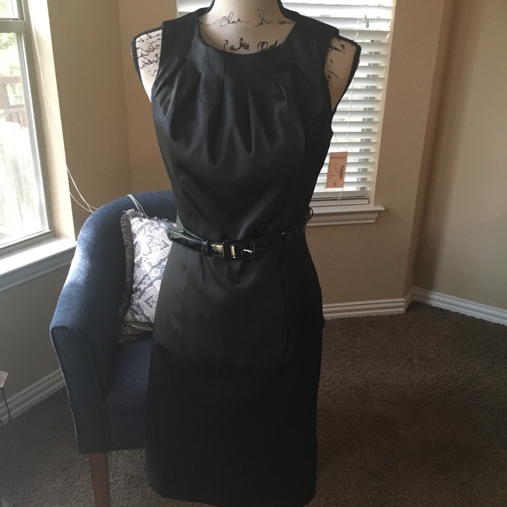 Silk Black Dress Barn Dress - Size 8